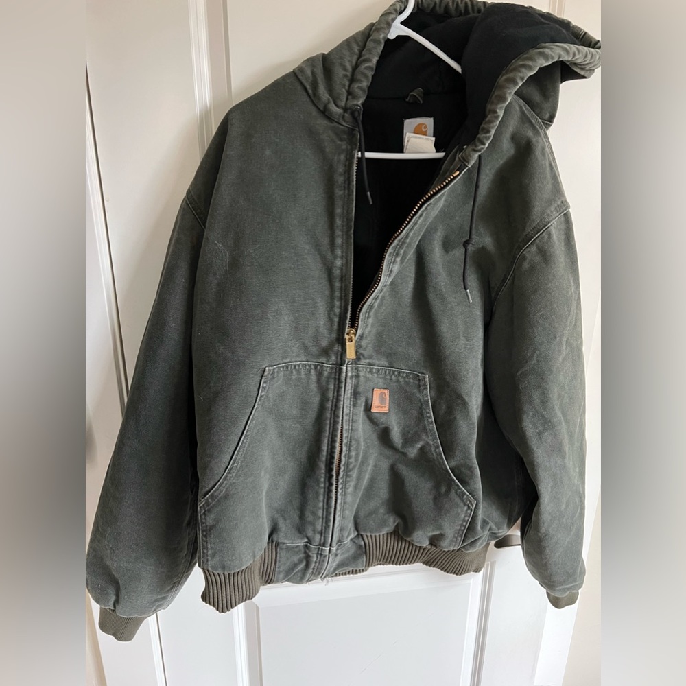 Vintage Army green Carhartt jacket